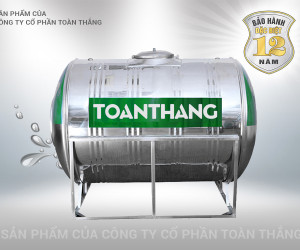 Bồn nước inox ngang Toàn Thắng Bồn nước inox ngang Toàn Thắng