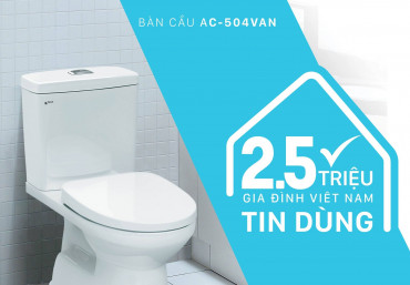 BÀN CẦU INAX AC/C-504VAN CHẠM MỐC 2,5 TRIỆU SẢN PHẨM BÁN RA BÀN CẦU INAX AC/C-504VAN CHẠM MỐC 2,5 TRIỆU SẢN PHẨM BÁN RA