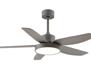 Quạt trần đèn TCL 3461S – 5 cánh màu ghi xám Quạt trần đèn TCL 3461S – 5 cánh màu ghi xám