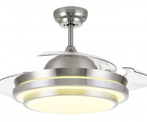 Quạt trần đèn TCL giấu cánh XS0011 màu trắng Quạt trần đèn TCL giấu cánh XS0011 màu trắng